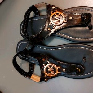 Mk black sling backs